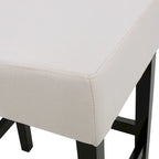 Tabouret de comptoir Lopez sans dossier en tissu de 27 po (ensemble de 2) de Christopher Knight Home
