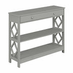 Console Table Diamant 1 Tiroir avec Étagères