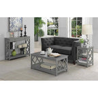Console Table Diamant 1 Tiroir avec Étagères