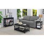 Console Table Diamant 1 Tiroir avec Étagères