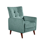Fauteuil inclinable manuel avec piètement en bois