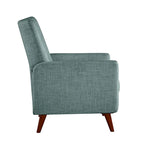 Fauteuil inclinable manuel avec piètement en bois