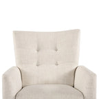 Fauteuil inclinable manuel avec piètement en bois