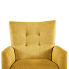 Fauteuil inclinable manuel avec piètement en bois