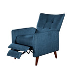 Fauteuil inclinable manuel avec piètement en bois