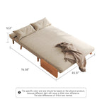 Canapé-lit rembourré de 110 cm avec dossier réglable