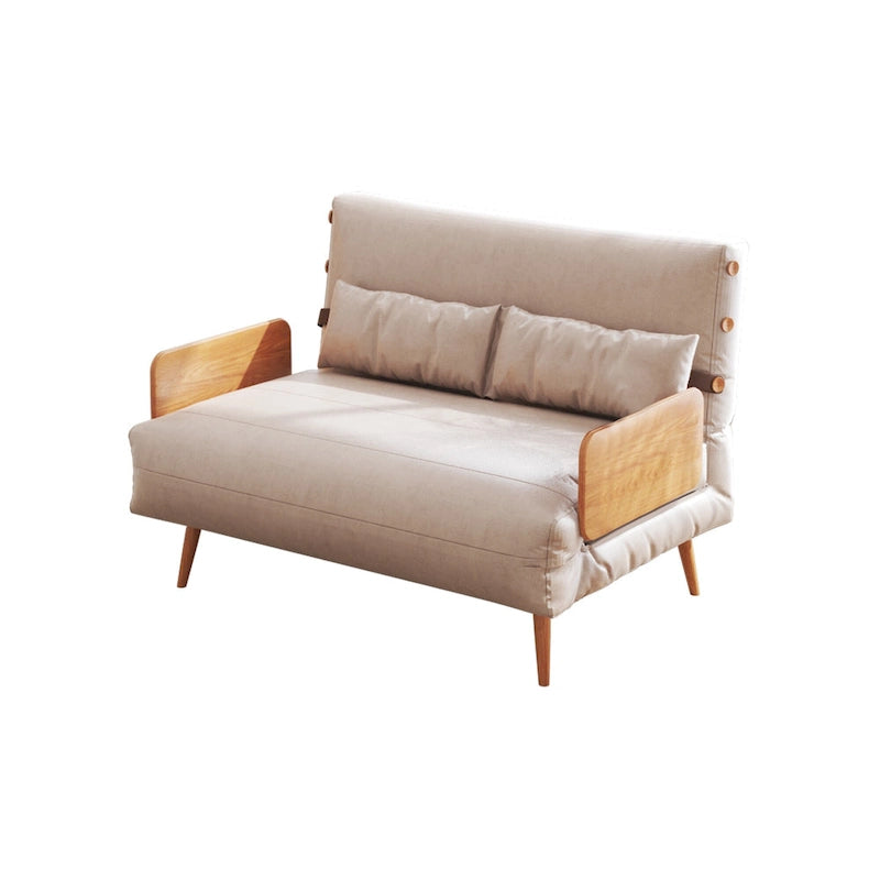 Canapé-lit rembourré de 110 cm avec dossier réglable
