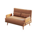 Canapé-lit rembourré de 110 cm avec dossier réglable