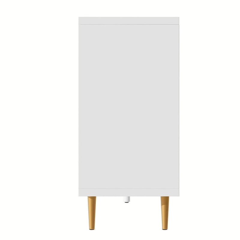 Meuble TV avec placard de rangement, compatible avec les téléviseurs jusqu'à 70 pouces