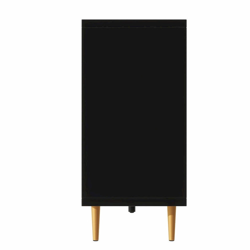 Meuble TV avec placard de rangement, compatible avec les téléviseurs jusqu'à 70 pouces