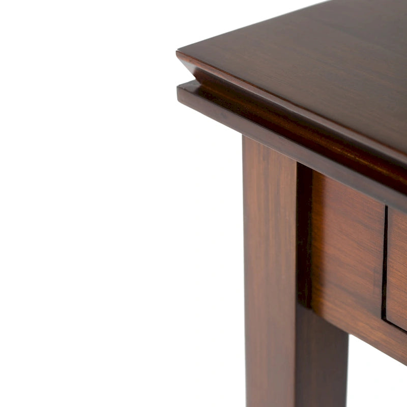 Table d'appoint carrée en bois massif