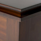 Table d'appoint carrée en bois massif