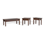 Table d'appoint carrée en bois massif