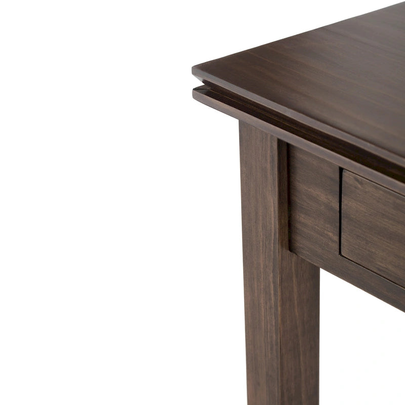 Table d'appoint carrée en bois massif