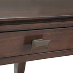 Table d'appoint carrée en bois massif