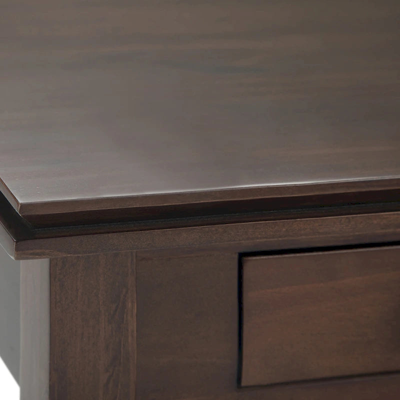 Table d'appoint carrée en bois massif