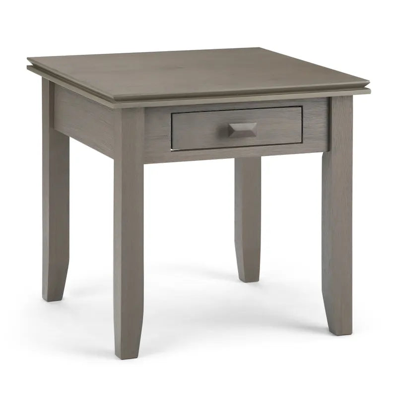 Table d'appoint carrée en bois massif