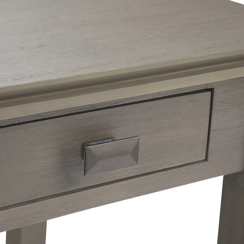 Table d'appoint carrée en bois massif