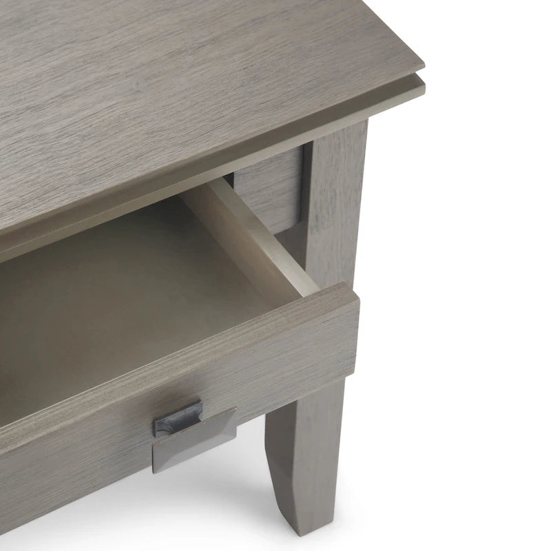Table d'appoint carrée en bois massif