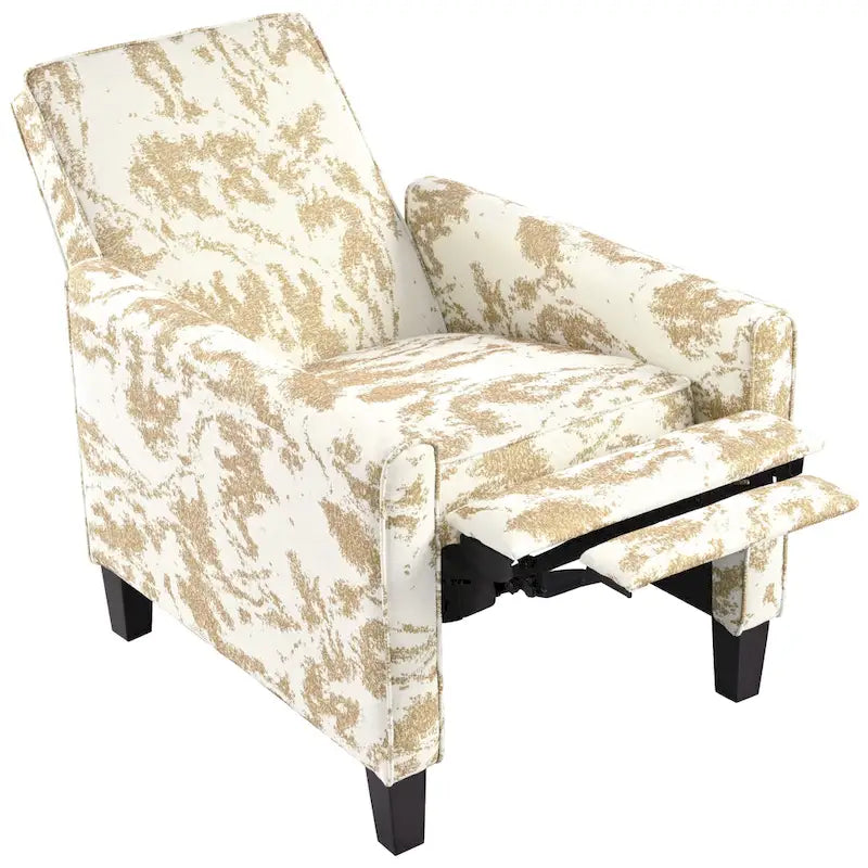 Fauteuil club inclinable fleuri