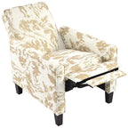 Fauteuil club inclinable fleuri