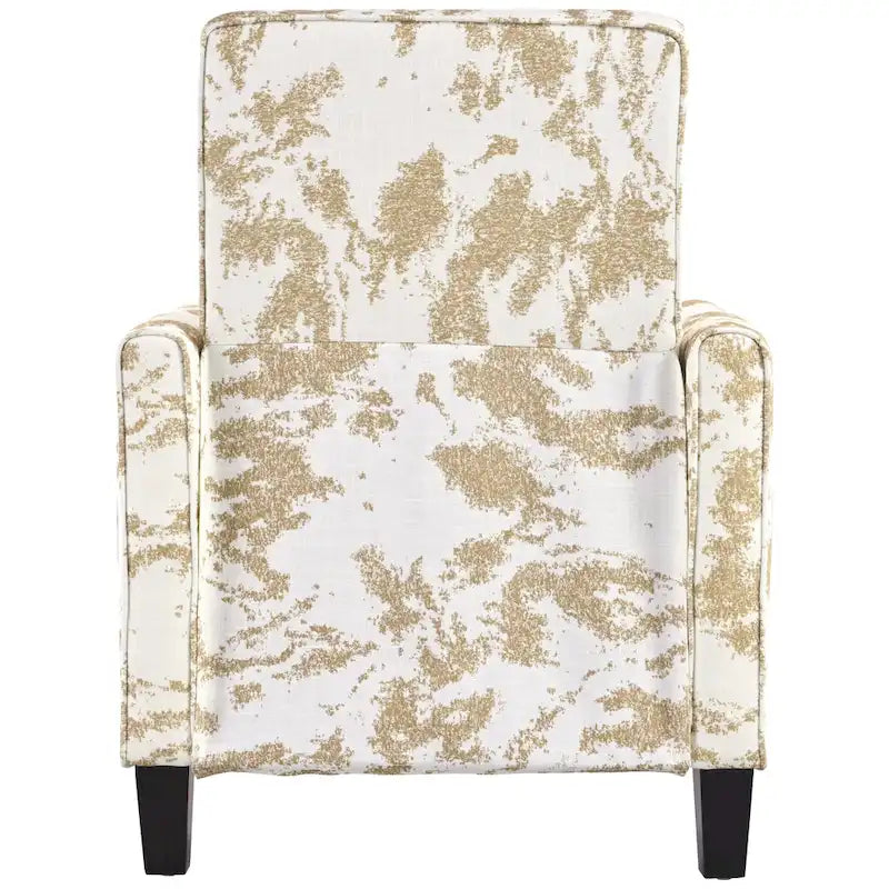 Fauteuil club inclinable fleuri