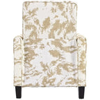 Fauteuil club inclinable fleuri