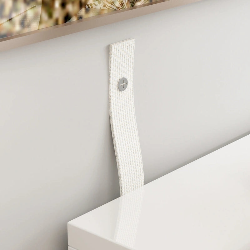 Commode 5 tiroirs avec lumière LED et plateau spacieux