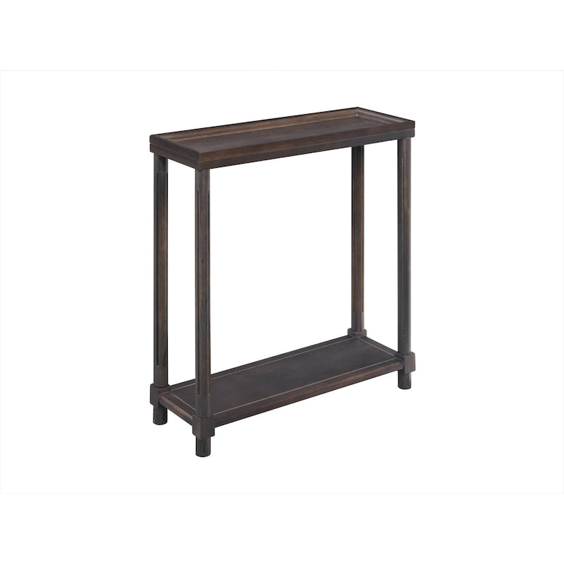 Tables d'appoint étroites Harrison, expresso, lot de 2