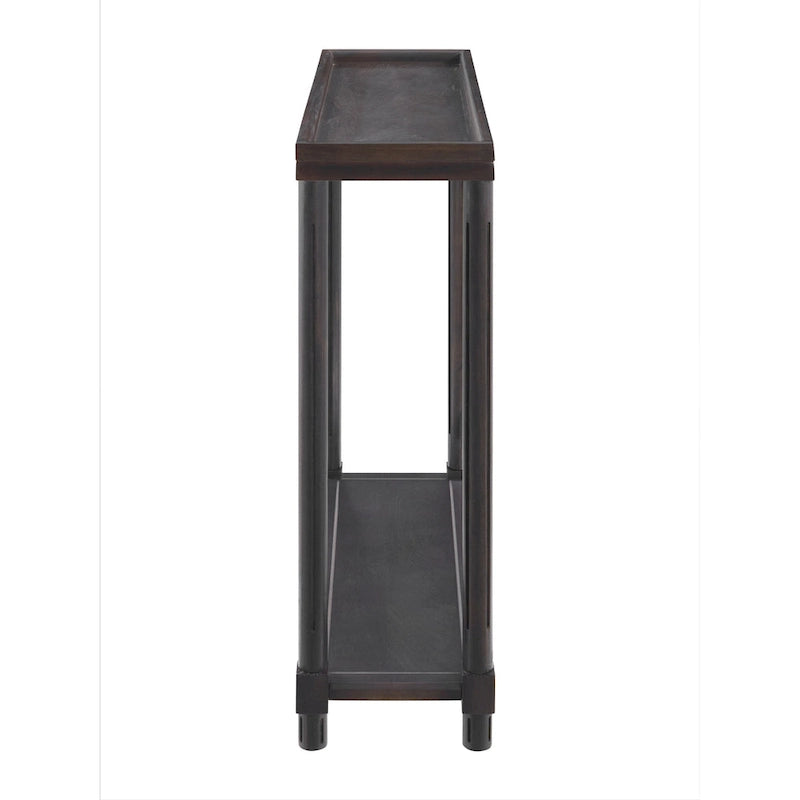 Tables d'appoint étroites Harrison, expresso, lot de 2