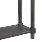 Tables d'appoint étroites Harrison, expresso, lot de 2