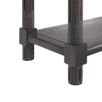 Tables d'appoint étroites Harrison, expresso, lot de 2
