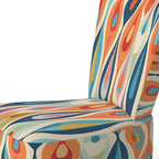 Fauteuil d'appoint rembourré Retro Abstract Drops XI