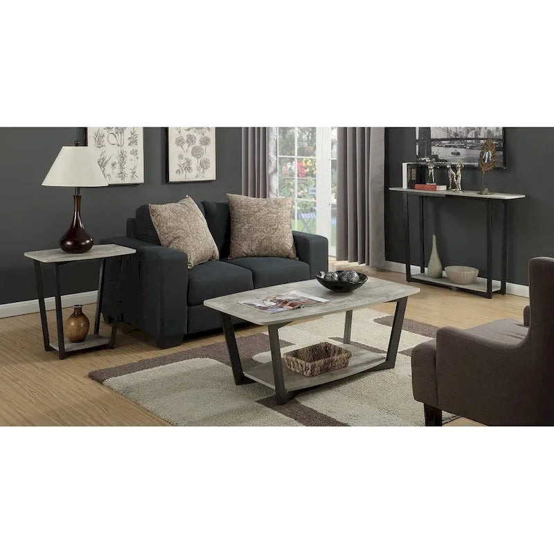 Table d'appoint Graystone de Convenience Concepts avec étagère
