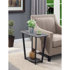 Table d'appoint Graystone de Convenience Concepts avec étagère