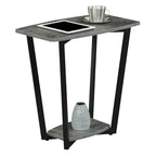 Table d'appoint Graystone de Convenience Concepts avec étagère