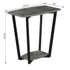 Table d'appoint Graystone de Convenience Concepts avec étagère