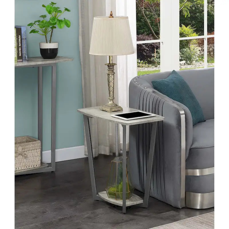 Table d'appoint Graystone de Convenience Concepts avec étagère