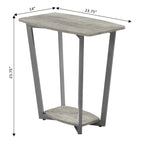 Table d'appoint Graystone de Convenience Concepts avec étagère