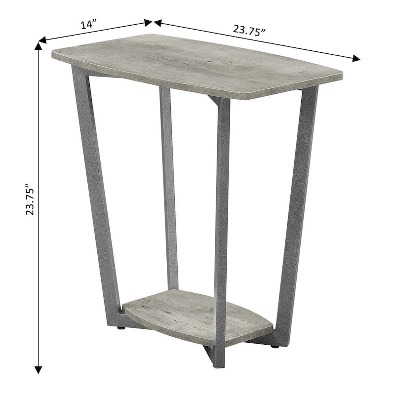 Table d'appoint Graystone de Convenience Concepts avec étagère