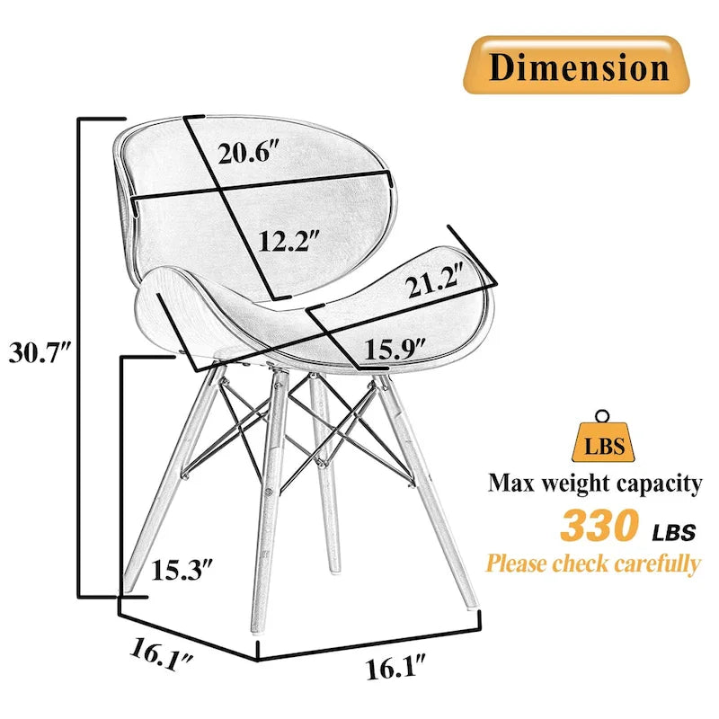Fauteuil d'appoint du milieu du siècle