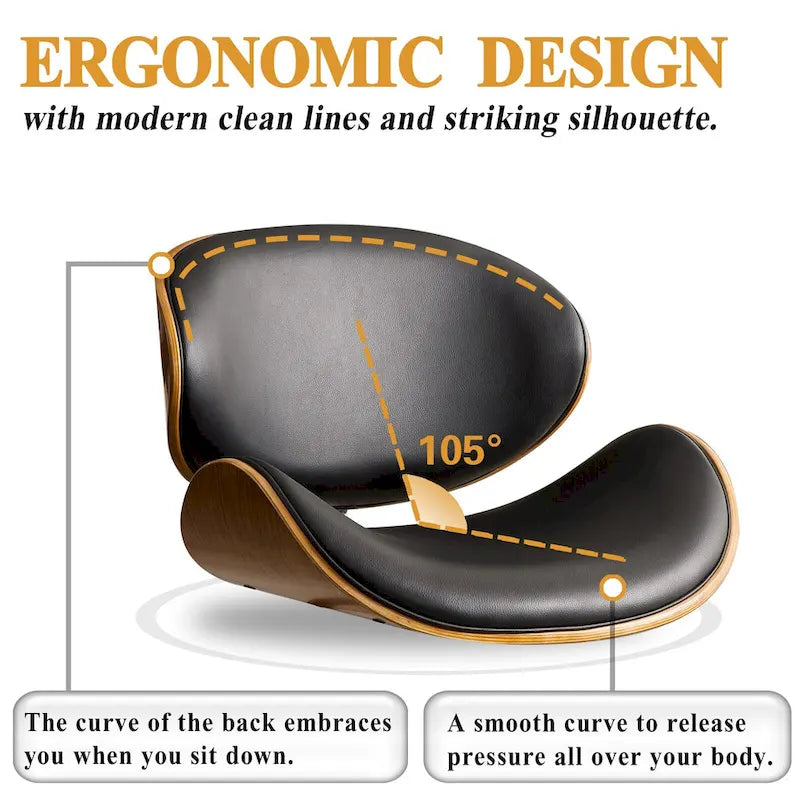 Fauteuil d'appoint du milieu du siècle