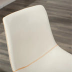 Chaises de salle à manger sans accoudoirs en similicuir (Lot de 2)