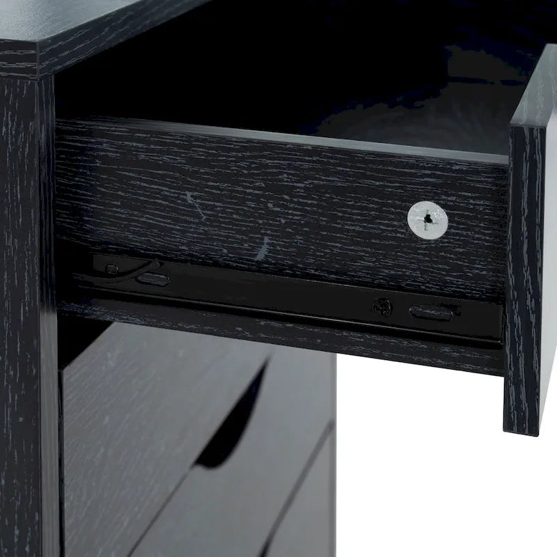 Commode étroite à 9 tiroirs avec étagère de rangement supérieure