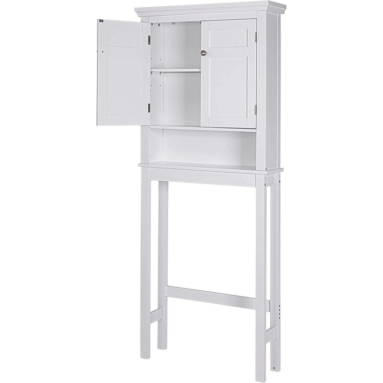 Meuble de rangement de salle de bain sur toilettes avec tiroir