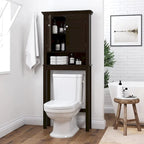 Meuble de rangement de salle de bain sur toilettes avec tiroir