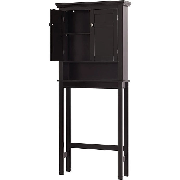 Meuble de rangement de salle de bain sur toilettes avec tiroir