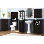 Meuble de rangement de salle de bain sur toilettes avec tiroir