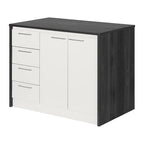 Îlot de cuisine compact avec rangement