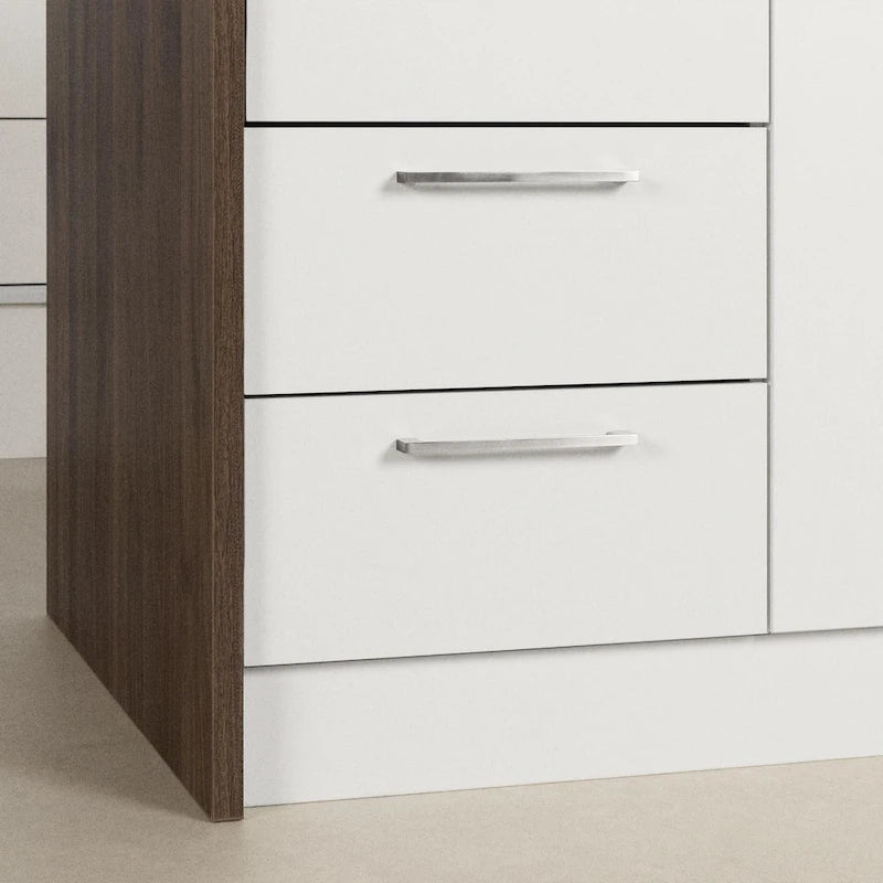 Îlot de cuisine compact avec rangement